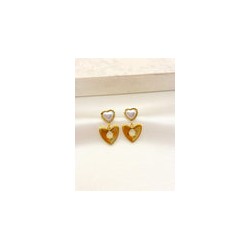 Arete Corazon Hueco Acero