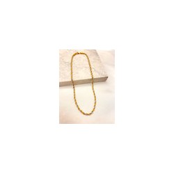 Cadena Torsal Bicolor 3 y 4mm Acero