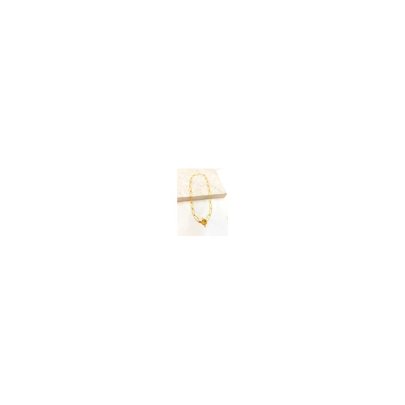 Cadena Irregular Broche T Acero