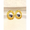 Arete Oval Bicolor Acero