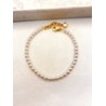 Pulsera Perlas Acero