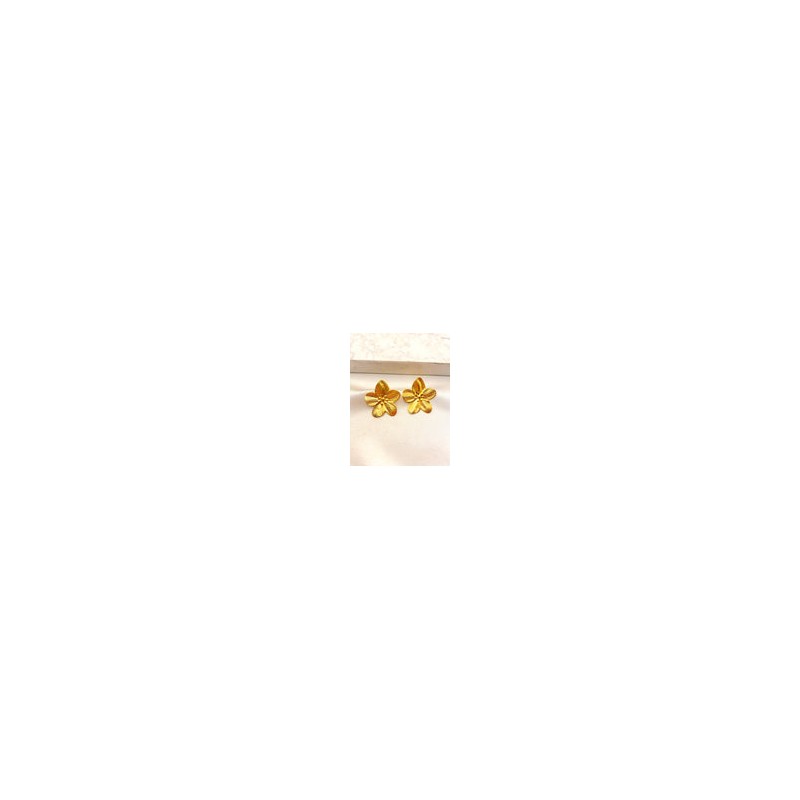 Arete Flor Grande Acero