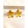 Arete Flor Grande Acero