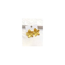 Arete Flor Grande Acero