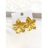 Arete Flor Grande Acero