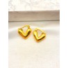 Arracada Corazon Liso Mini Ax