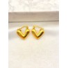 Arracada Corazon Liso Mini Ax