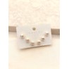 Set Arete Perla Acero