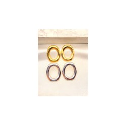 Arete Hoop Liso Acero