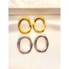 Arete Hoop Liso Acero