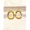Arete Hoop Liso Acero