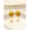 Arete Conchita Perla Acero