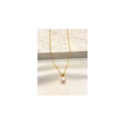 Collar Perla Acero