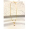 Collar Perla Acero