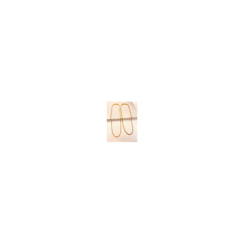 Cadena Torsal Bicolor 3 y 4mm Acero