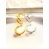 Arracada Half Hoop Acero