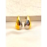 Arete Gota Bicolor Acero