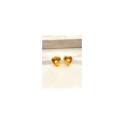 Arete Corazon Perla Acero