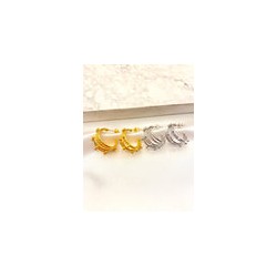 Arracada Twist Balines Acero