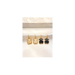 Arete Osito Colgante Acero