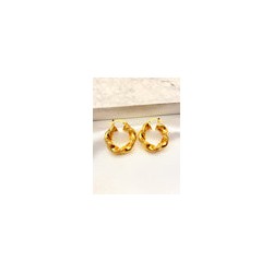 Arracada Twist Arenada Acero