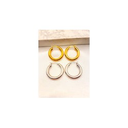 Arracada Tubular 30mm Acero