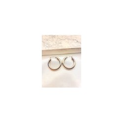 Arracada Tubular 30mm Acero