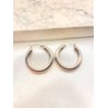 Arracada Tubular 30mm Acero