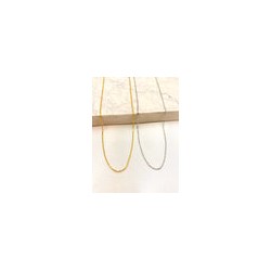 Cadena Sencilla Oval Acero