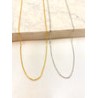 Cadena Sencilla Oval Acero
