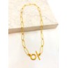 Cadena Irregular Broche T Acero