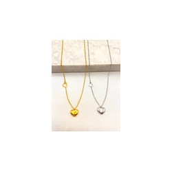 Collar Dos Corazones Acero