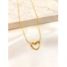 Collar Corazon Trenzado Acero