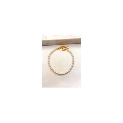 Pulsera Perlas Acero