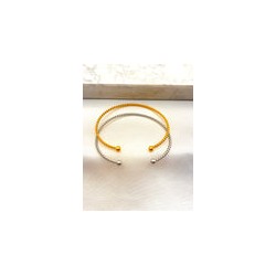 Pulsera Aro Twist Acero
