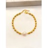 Pulsera Balin y Perla de Rio Acero