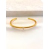 Pulsera Zirconia Oval Acero