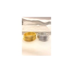 Pulsera Espiral Cerrada Acero S-M