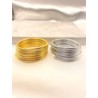 Pulsera Espiral Cerrada Acero S-M
