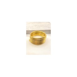 Pulsera Espiral Cerrada Acero S-M