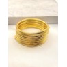 Pulsera Espiral Cerrada Acero S-M