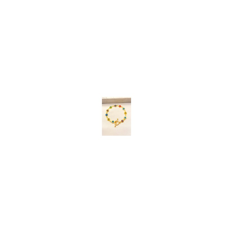 Pulsera Ojito Multicolor Broche T