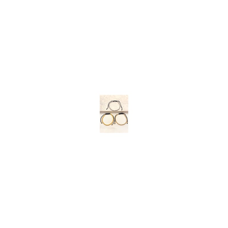Pulsera Tejida Balines 4mm