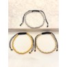 Pulsera Tejida Balines 4mm