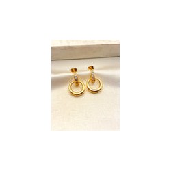 Arete Aro Colgante Zirconias