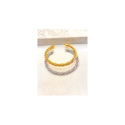 Pulsera Aro Torsal Mesh Acero
