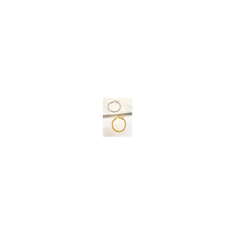 Pulsera Torsal 3 y 4mm Acero