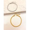 Pulsera Torsal 3 y 4mm Acero