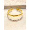 Pulsera Aro Torsal Plano Acero