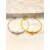 Pulsera Cordon Balines Acero